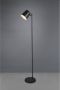 LichtXpert Trio Leuchten Blake vloerlamp zwart 125 cm hoog LED incl. dimmer - Thumbnail 1