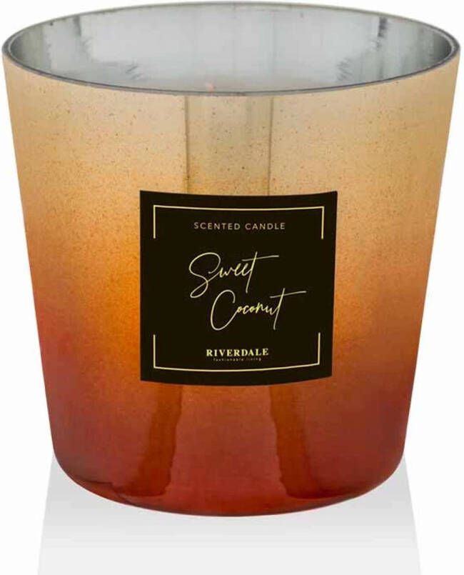 Riverdale Sense Geurkaars in pot Sweet Coconut 12cm multicolor