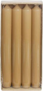 Rustik Lys dinerkaarsen hoogglans caramel set van 4 2.1 x 19cm