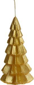 Rustik Lys kerstboomkaarsje arbre s goud