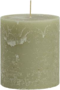 Rustik Lys rustieke stompkaars cylinder eucalyptus ø 10cm 70 branduren
