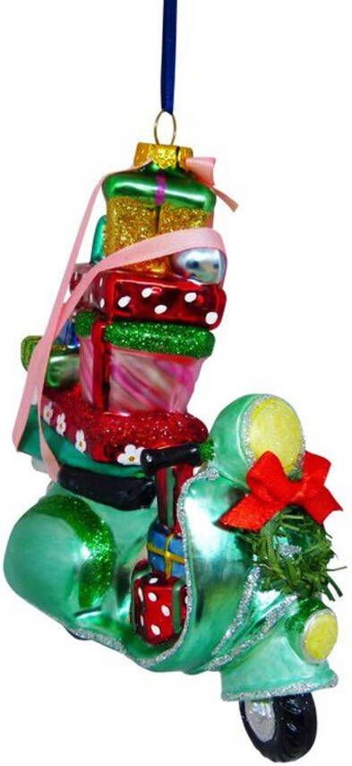 Sareva Kerstbal Scooter Met Cadeautjes