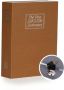 Shopmedia Securata Boek kluis met Sleutelslot Bruin 200 x 265 x 65 cm Kluisje met sleutel Verborgen Kluis in boek - Thumbnail 1