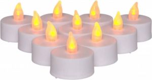 Anna's Collection LED theelichtjes waxinelichtjes 110 st vlam D4 cm afstandsbediening LED kaarsen