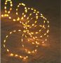 Anna's Collection 1x Koperdraad draadverlichting classic warm met timer 66 LED lampjes Koperdraad sfeerverlichting op batterij Lichtsnoeren - Thumbnail 1