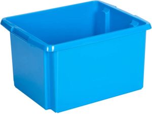 Sunware Opslagbox kunststof 32 L blauw 45 x 36 x 24 cm Opbergbox
