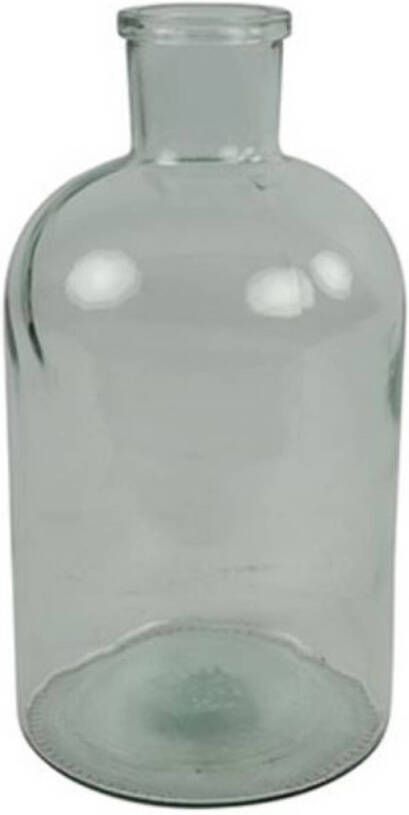 Countryfield vaas helder transparant glasA - apotheker fles D14 x H27 cm Vazen