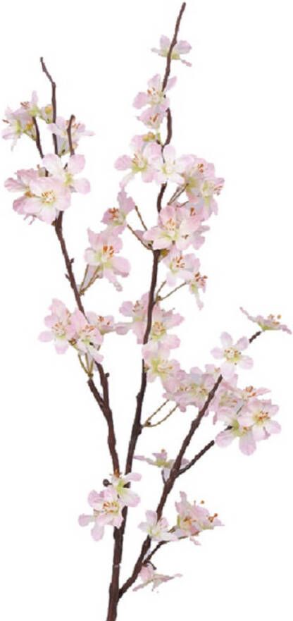 Merkloos Roze appelbloesem kunstbloem tak met 57 bloemetjes 84 cm Nepbloemen Kunstbloemen