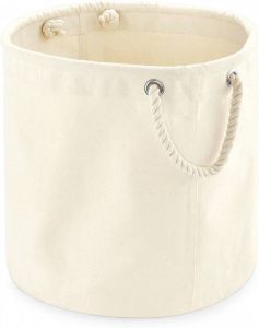 Westford Mill Stevige canvas cadeau opbergzak 30 x 30 cm Katoenen opbergzakken Opbergmanden