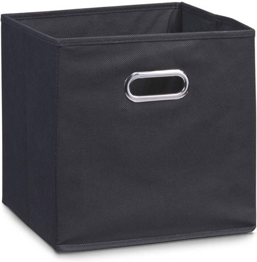 Zeller Storage Box black non-woven