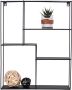 Shopsahopsa House Nordic Planken kastje Mons met zwart frame - Thumbnail 2