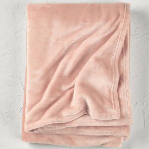 SimbaShop De Witte Lietaer Fleece Deken Snuggly Blush- 150 X 200 Cm Roze