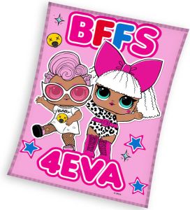 SimbaShop Lol Surprise! Fleecedeken Bffs 4eva 110 X 140 Cm Polyester