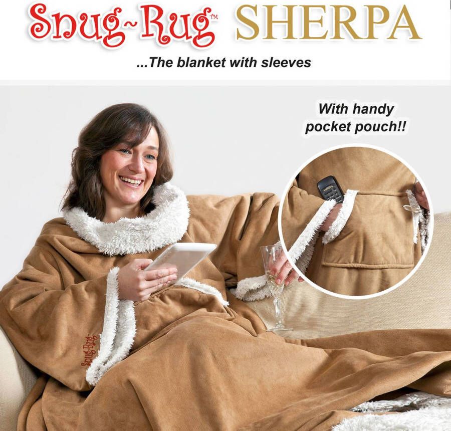 Snug-Rug sherpa met mouwen