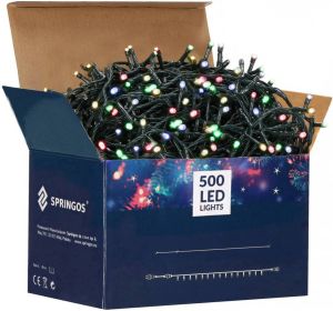 Springos Kerstverlichting 25 M 500 Led Multicolor