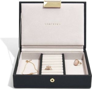 Stackers Sieradendoos Mini Black Gold