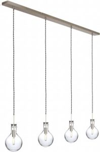 Steinhauer Elegance Hanglamp Staal 140 cm breed