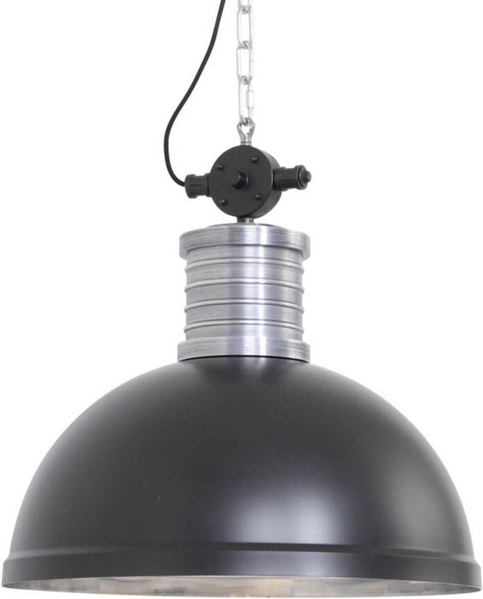 Steinhauer Hanglamp industrieel brooklyn 7670zw zwart