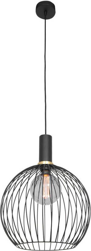 Steinhauer Hanglamp mexlite aureole 3067zw zwart