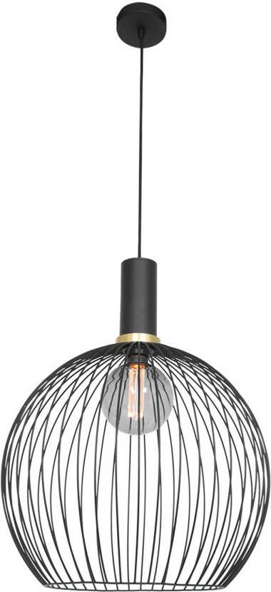 Steinhauer Hanglamp mexlite aureole 3068zw zwart