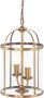Steinhauer hanglamp Pimpernel brons glas metaal Ø 23cm E14 5971BR - Thumbnail 1