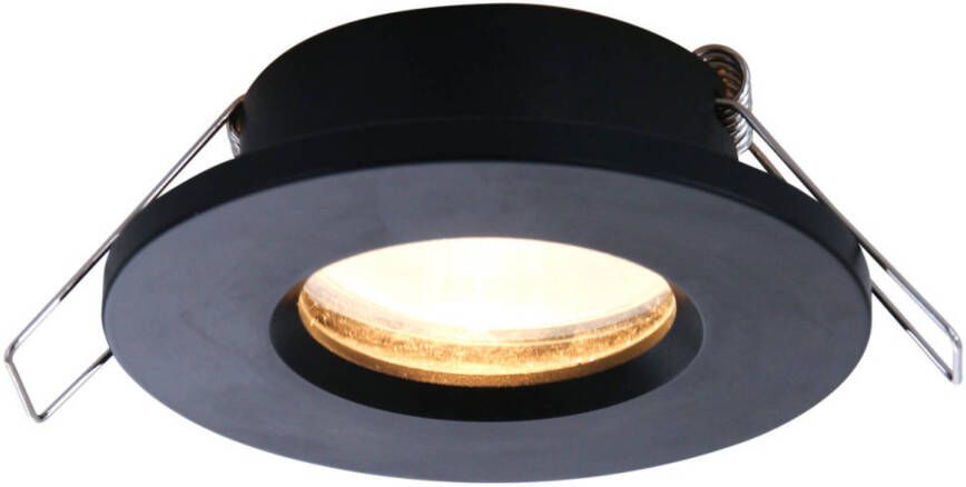 Steinhauer spot Pelite spot zwart metaal Ø 9cm GU10 2488ZW
