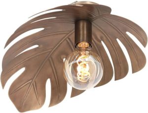 Steinhauer Feuilleter wandlamp E27 (grote fitting) brons