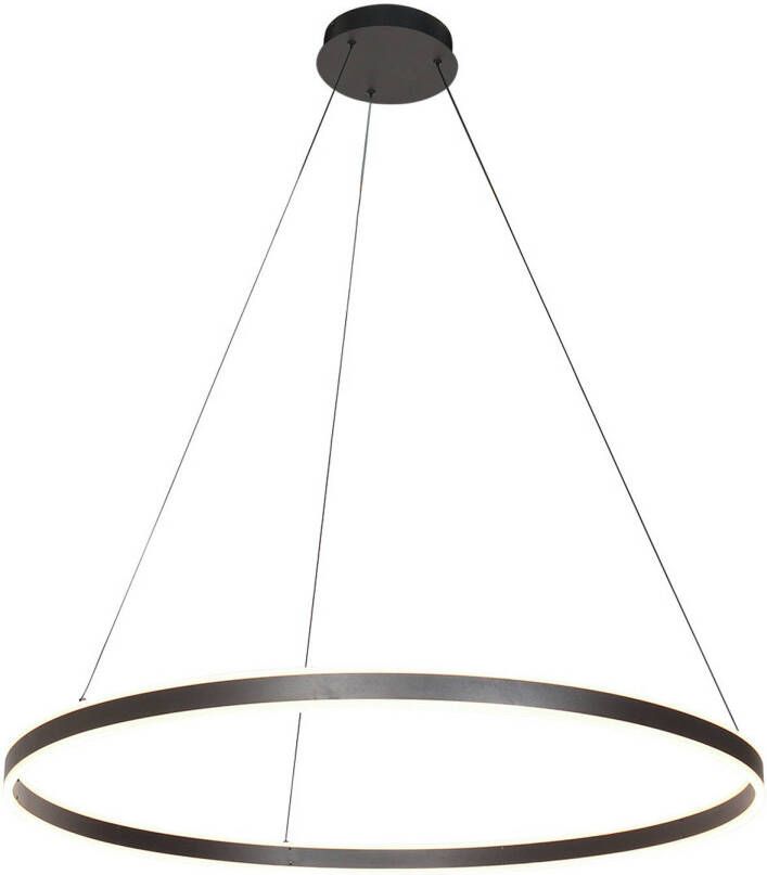 Steinhauer Ringlux hanglamp ø 100 cm In hoogte verstelbaar Ingebouwd (LED) zwart