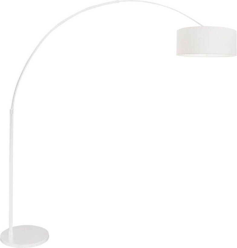 Steinhauer Sparkled Light vloerlamp wit metaal 230 cm hoog verstelbaar