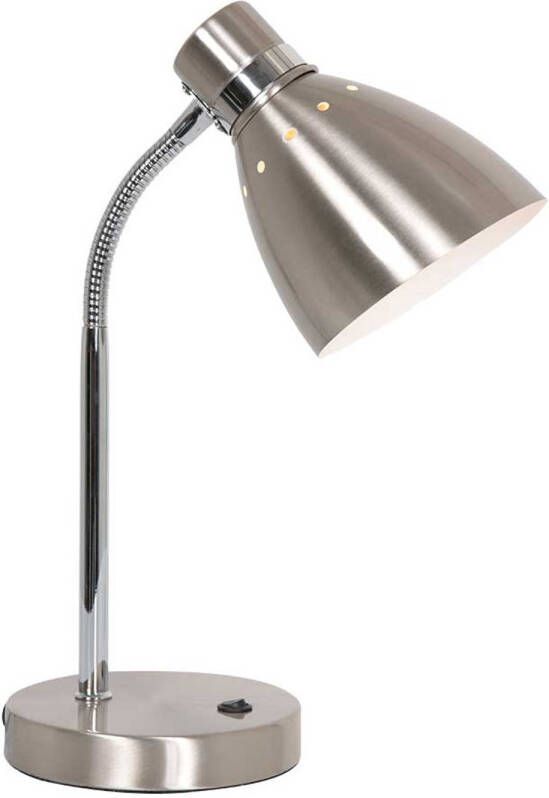 Steinhauer Spring tafellamp ø 13 cm Draai- en of kantelbaar E27 (grote fitting) staal