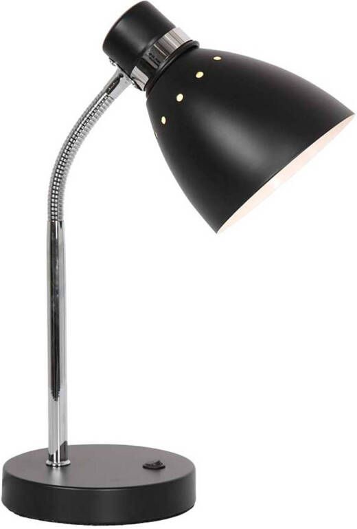 Steinhauer Spring tafellamp ø 13 cm Draai- en of kantelbaar E27 (grote fitting) zwart
