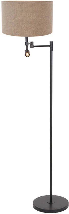 Steinhauer Stang vloerlamp ø 30 cm E27 (grote fitting) grijs en zwart