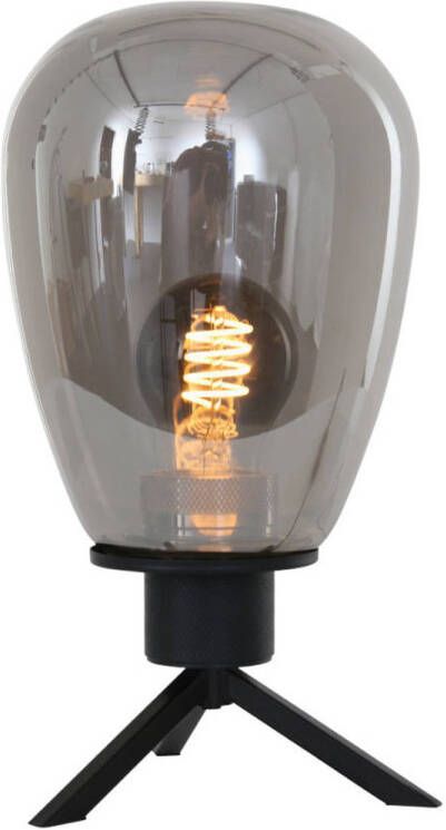 Steinhauer Reflexion Tafellamp Zwart 22 cm hoog