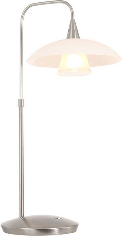 Steinhauer Tafellamp tallerken LED 2657st staal