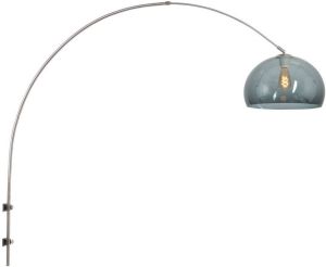 Steinhauer Sparkled Light wandlamp staal met donker transparante bol