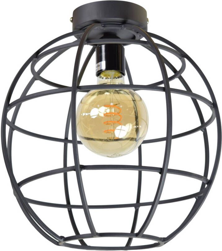 Stoer ingericht Urban Interiors Plafondlamp Globe Large Zwart