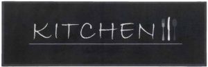 MD-Entree Keukenloper Cook&Wash Kitchen Black 50 x 150 cm