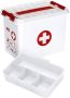 Sunware Q-line EHBO doos met inzet 9L wit rood 30 x 20 x 22 cm - Thumbnail 2