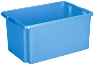 Sunware opslagbox kunststof 51 liter blauw 59 x 39 x 29 cm Nestbaar Opbergbox