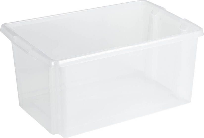 Sunware opslagbox kunststof 51 liter transparant 59 x 39 x 29 cm Nestbaar Opbergbox