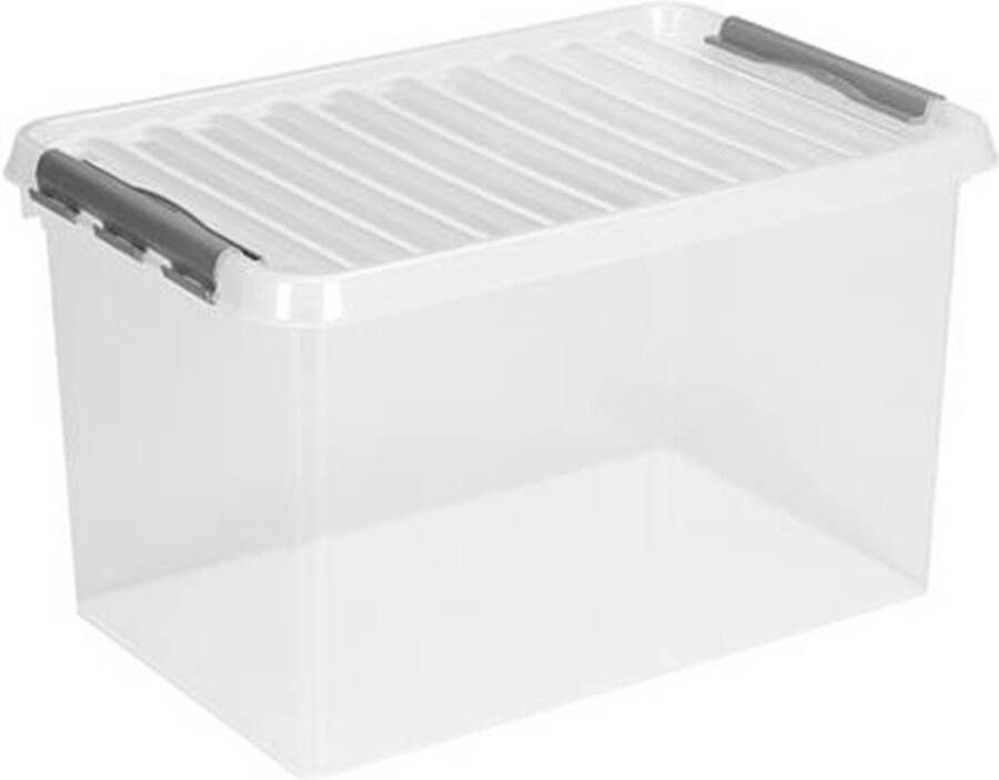 Sunware opslagbox met deksel kunststof 62 liter 60 x 40 x 34 cm Opbergbox