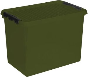 Sunware Opslagbox met deksel groen- 72 L 60 x 40 x 42 cm Opbergbox