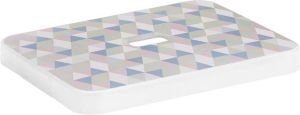 Sunware Sigma home deksel triangel opbergbox 24L en 32L 44 3 x 33 6 x 4 cm