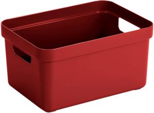 Sunware Sigma home opbergbox 5L wijnrood