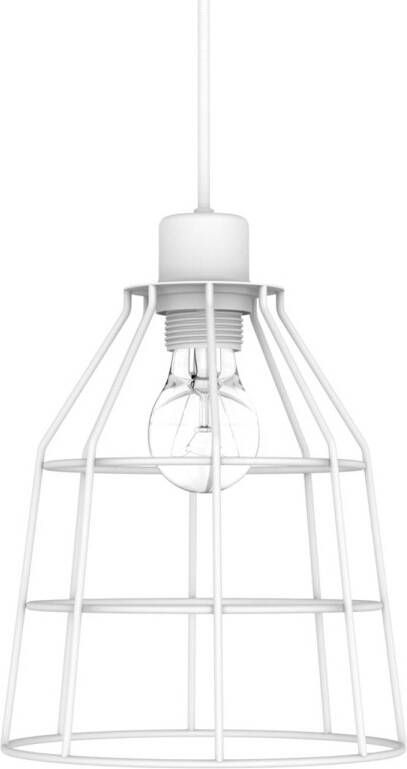 TAK Design hanglamp Jonas 20 x 28 cm E27 staal 40W wit