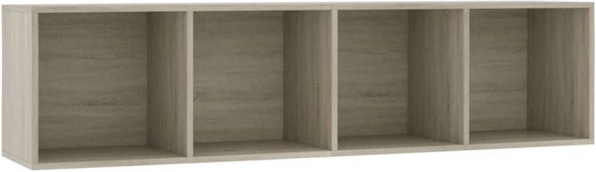 The Living Store Boekenkast 143 x 30 x 36 cm Sonoma Eiken