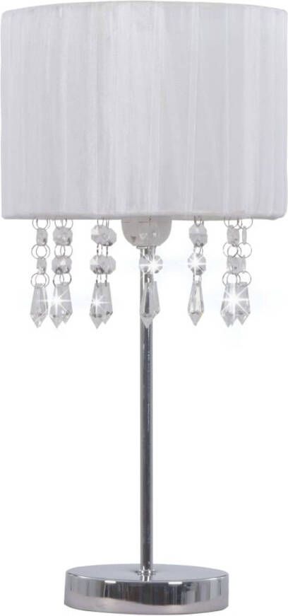 The Living Store Bureaulamp Kristallen Kralen 20 x 44 cm E27 fitting