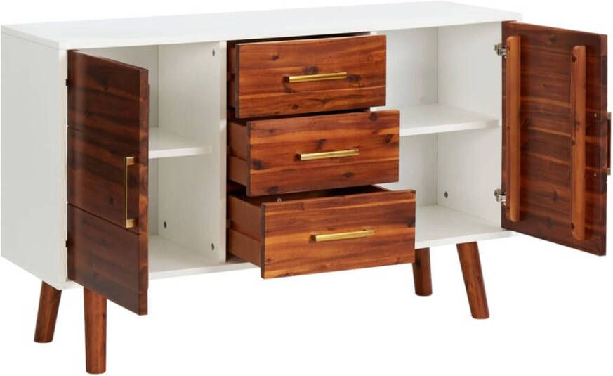 The Living Store Dressoir 110 x 35 x 70 cm Massief acaciahout