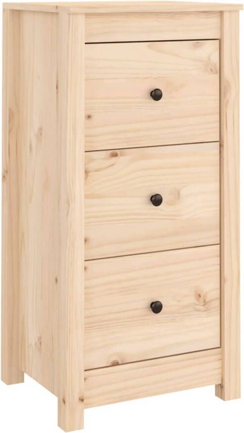 The Living Store Dressoir 40 x 35 x 80 cm Massief grenenhout