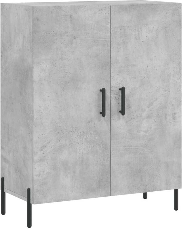 The Living Store Dressoir 69.5 x 34 x 90 cm Betongrijs